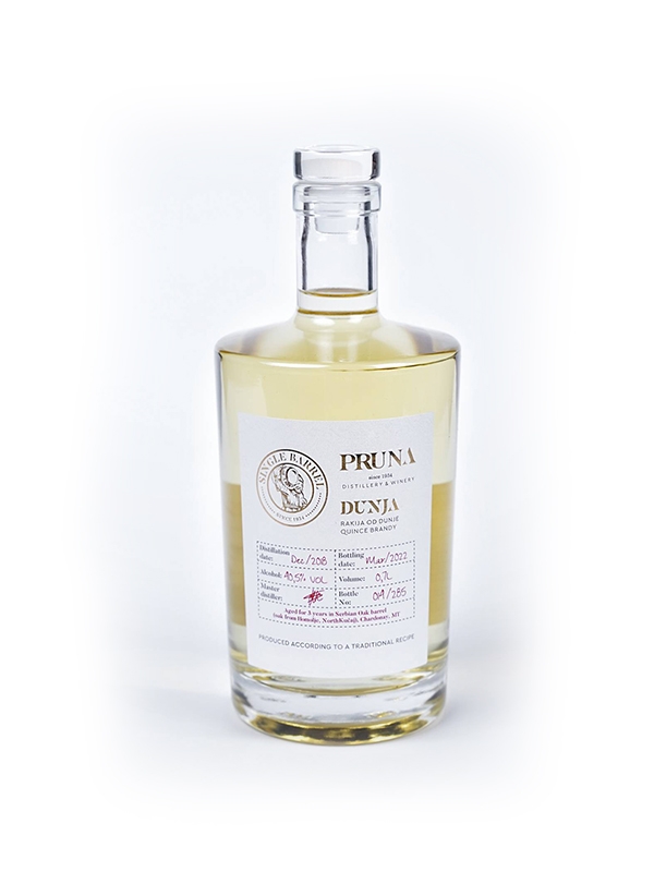 Pruna Single Barrel Dunja - Srpski hrast 0.7L