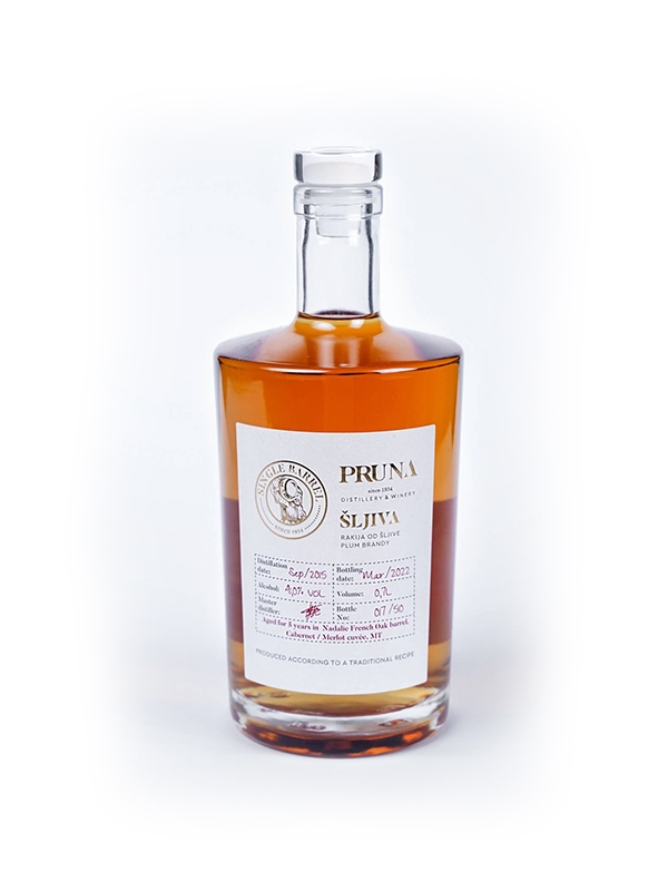 Pruna Single Barrel Šljiva - Francuski hrast 0.7L