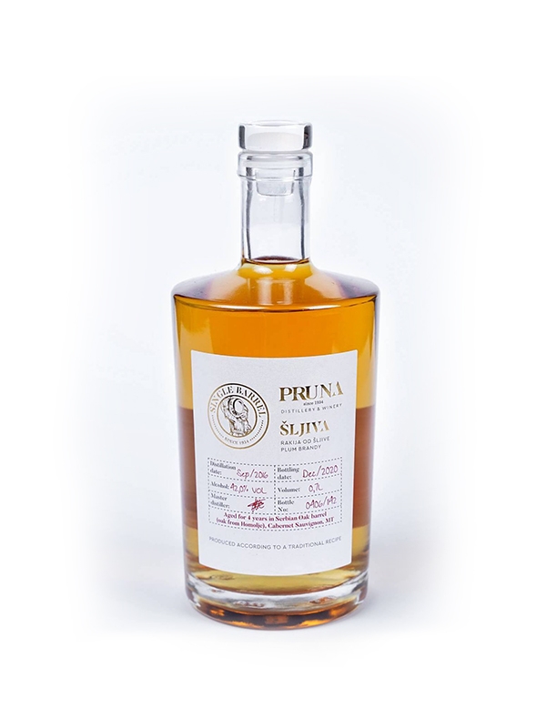 Pruna Single Barrel Šljiva - Srpski hrast 0.7L